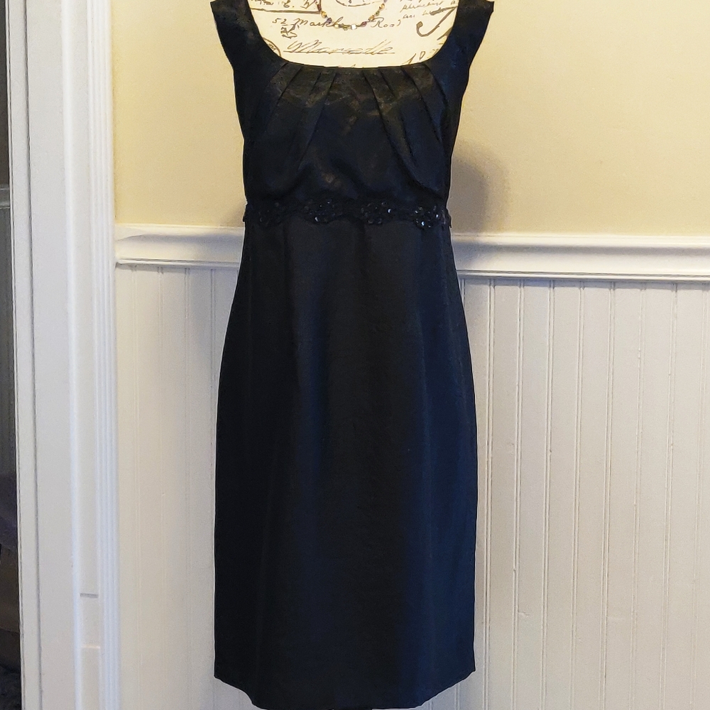Black cocktail dress.